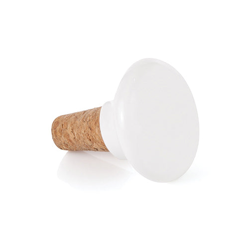 Ivory Ceramic Bottle Stopper by True