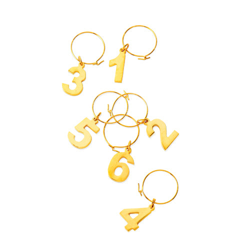 Belmont™ Gold Plated Wine Charms by Viski
