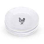 Rustic Farmhouse:Farmstead Ceramic Appetizer Plates