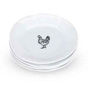 Rustic Farmhouse:Farmstead Ceramic Appetizer Plates