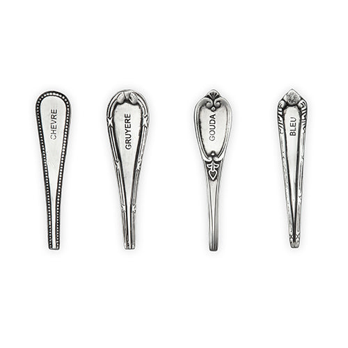 Chateau™ Antique Pewter Cheese Markers by Twine