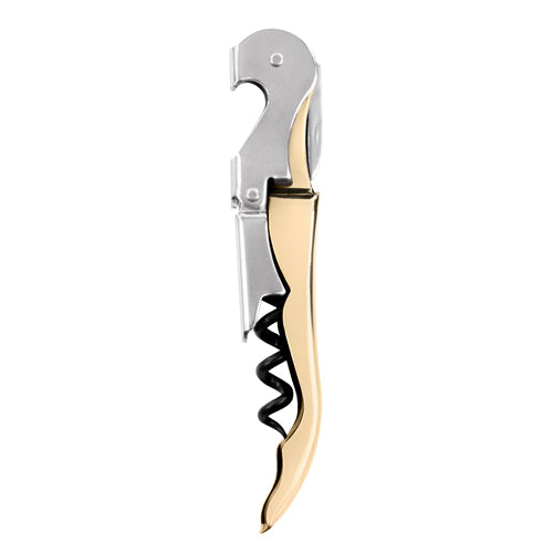 Truetap™ Gold Double Hinged Waiter's Corkscrew by True