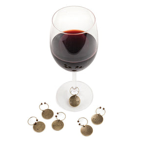 Chateau™ Varietal Metal Wine Charms by Twine