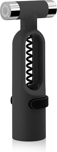 Unwined corkscrew in black