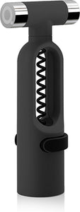 Unwined corkscrew in black