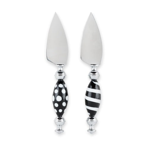 Noir Assorted Cheese Knives by Blush