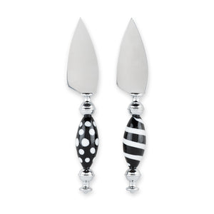 Noir Assorted Cheese Knives by Blush