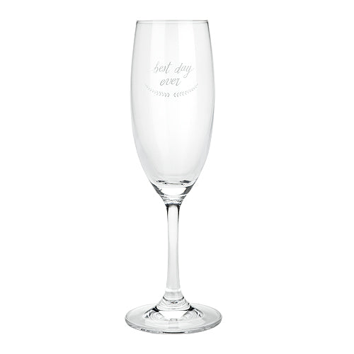 Best Day Ever Champagne Glass by True