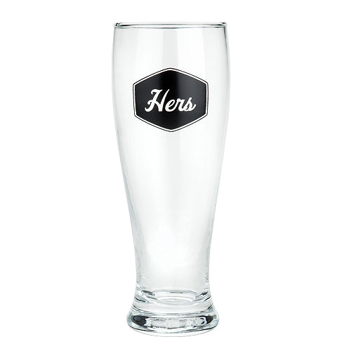Hers Pilsner Glass by True