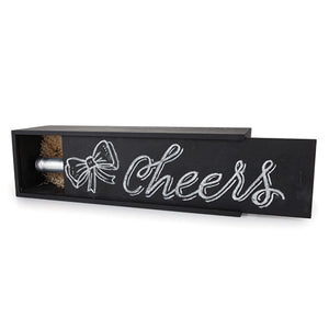 Marketplace™ Single Bottle Chalkboard Wine Box by Twine