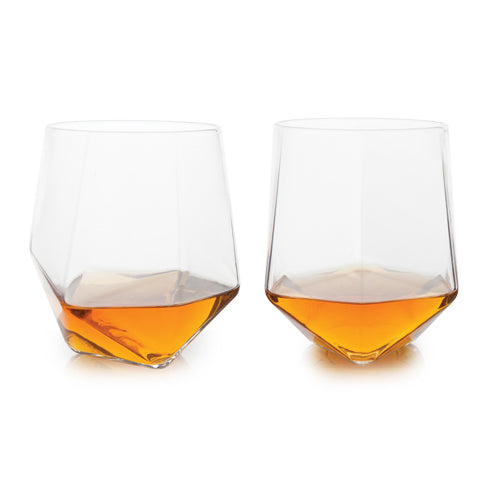 Seneca™ Faceted Crystal Tumblers (Set of 2) by Viski