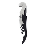 Truetap™ Soft Touch Black Double Hinged Corkscrew by True