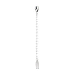 Viski Professional Stainless Steel Trident Barspoon