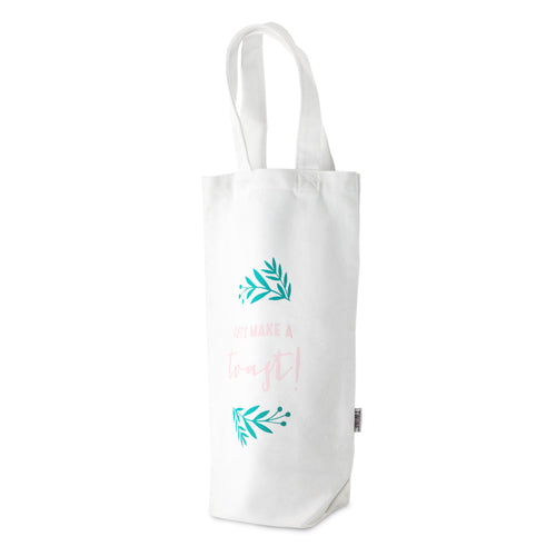 Marketplace:Toast 750ml Bottle Canvas Tote By Cakewalk