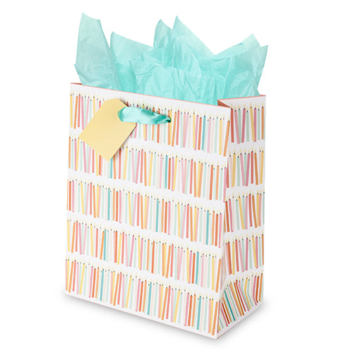 Marketplace: Birthday Candles Medium Gift Bag