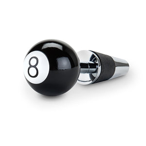 Billiard Eight Ball Bottle Stopper by True