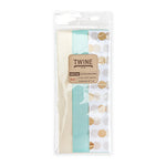 Marketplace: Gold Dot Teal and Cream Tissue Paper