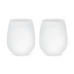 Squeeze Set of 2 Flexible Silicone Wine Cups by True