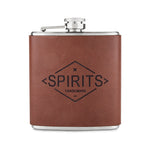 Genuine Leather Flask by Foster and Rye