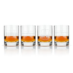 Admiral™ Etched Whiskey Label Crystal Tumblers by Viski