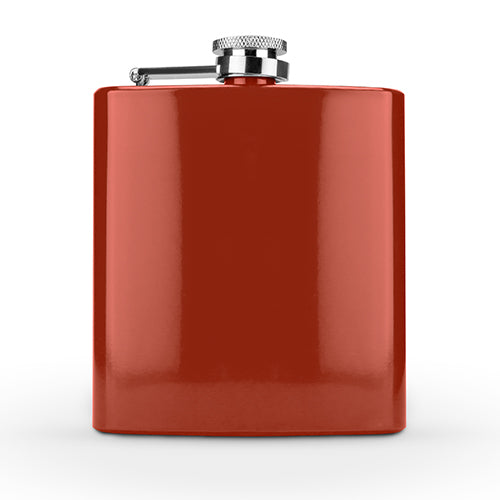 Spectrum Glossy Red 6 Ounce Flask by True