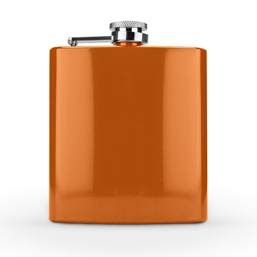 Spectrum Glossy Orange 6 Ounce Flask by True