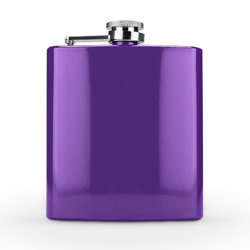 Spectrum Glossy Purple 6 Ounce Flask by True