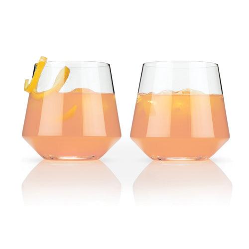 Raye Crystal Cocktail Tumblers (Set of 2) by Viski