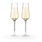 Raye Crystal Champagne Flutes (Set of 2)by Viski