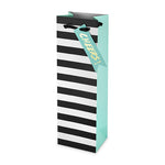 Black Stripe Assortment Wine Bag