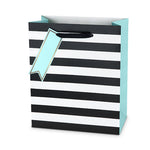 Assorted Black Stripes Medium Gift Bag