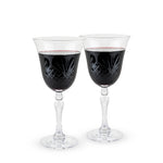 Chateau - Faceted Crystal Goblet by Twine