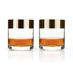 Irving™ Bronze Rim Tumbler Set by Viski
