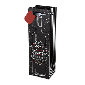 Marketplace: Chalkboard Christmas Wine Bag by Cakewalk