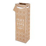 Kraft Peace, Love, Joy, Wine Bag
