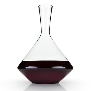 Raye Angled Lead Free Crystal Decanter by Viski