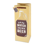 Save Water Drink Beer Growler Bag