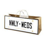 Newlyweds License Plate Bag