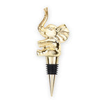 Ellie Golden Elephant Bottle Stopper by Blush