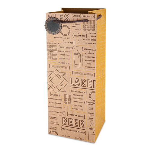 Beer Varieties Growler Bag