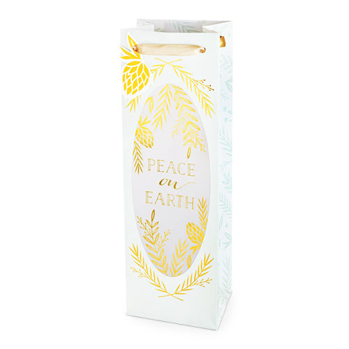 Peace on Earth Window 750ml Bottle Bag By Cakewalk