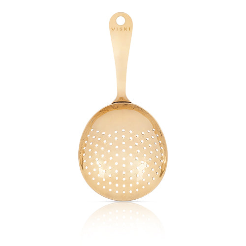 Belmont™ Gold Julep Strainer by Viski