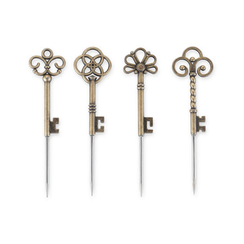 Chateau™ Antique Key Cocktail Picks by Twine