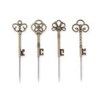 Chateau™ Antique Key Cocktail Picks by Twine