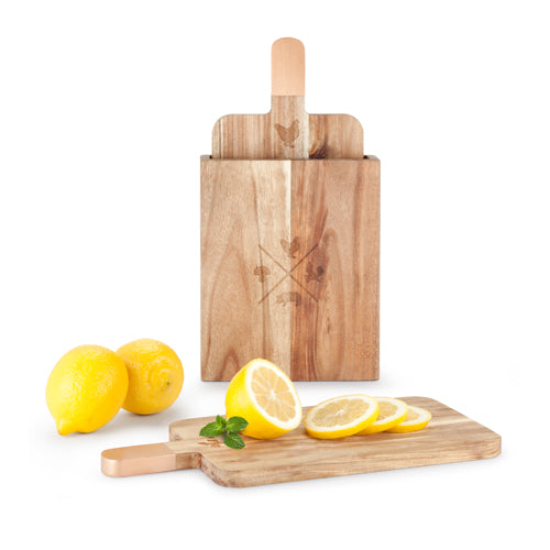 Rustic Farmhouse™ Acacia Wood Cutting Board Set by Twine