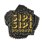 Sip Sip Hooray Napkin by Cakewalk