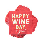 Happy Wine Day to You Napkin by Cakewalk