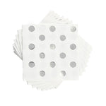 Foiled Silver Dot Napkin by Cakewalk