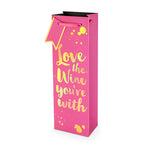 Love The Wine You're With 750ml Bottle Bag By Cakewalk