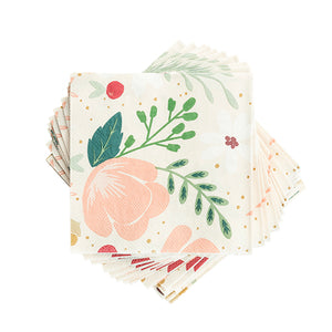 Autumn Floral Napkin Cakewalk